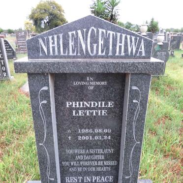 NHLENGETHWA Phindile Lettie 1986-2001
