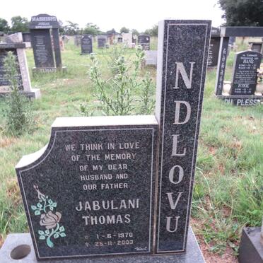 NDLOVU Jabulani Thomas 1970-2003