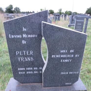 OLIPHANT Peter Frans 1958-2015