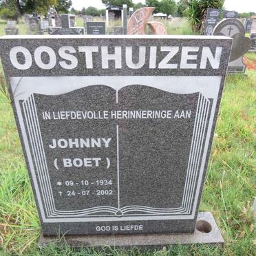 OOSTHUIZEN Johnny 1934-2002