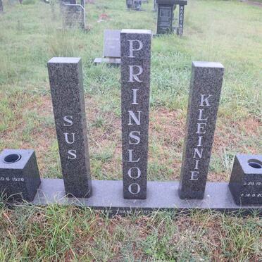 PRINSLOO Kleinie 1922-2002 & Sus 1926-