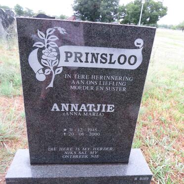 PRINSLOO Anna Maria 1945-2000