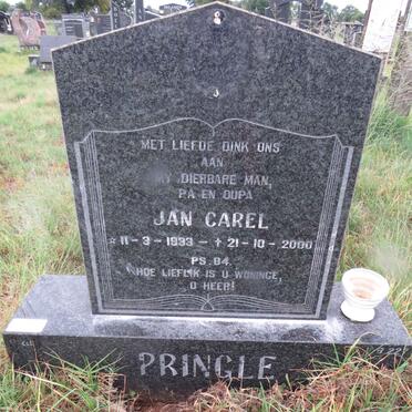 PRINGLE Jan Carel 1933-2000