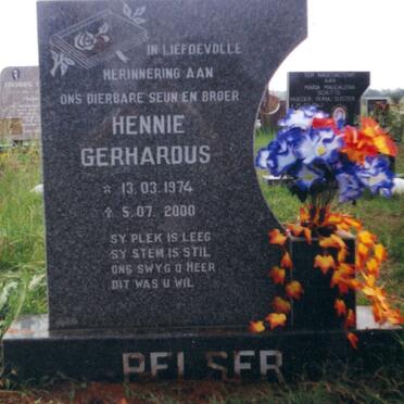 PELSER Hennie Gerhardus 1974-2000