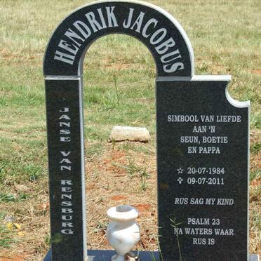 RENSBURG Hendrik Jacobus, Janse van 1984-2011