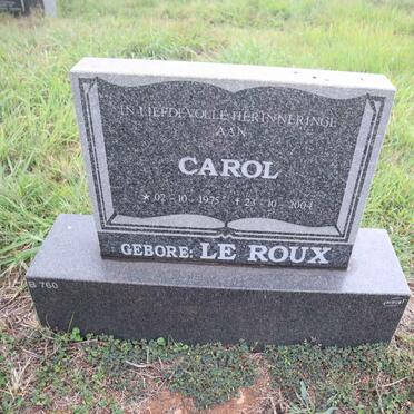 ROUX Carol, le 1975-2004