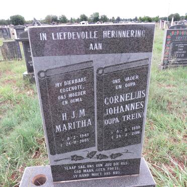 ROSSOUW Corneluis Johannes 1950-2016 & H.J.M. 1949-2005