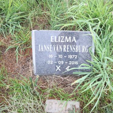 RENSBURG Elizma, Janse van 1972-2016