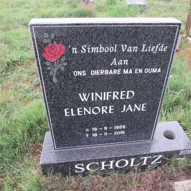SCHOLTZ Winifred Elenore Jane 1955-2015