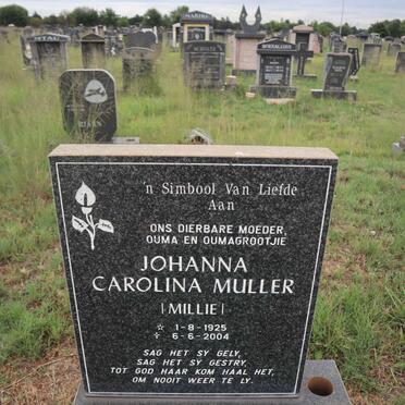 SMITH Johanna Carolina Muller 1925-2004