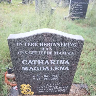 SCHUTTE Catharina Magdalena 1927-2000