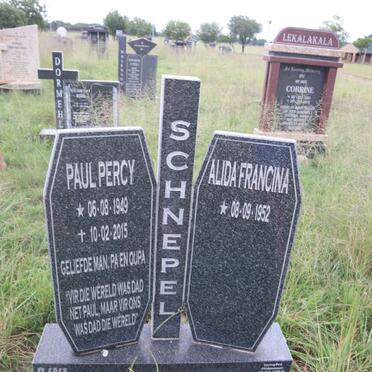 SCHNEPEL Paul Percy 1949-2015 & Alida Francina 1952-