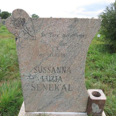 SENEKAL Sussanna Luzia 1950-2007