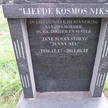 STOLTZ Jane Susan 1956-2011