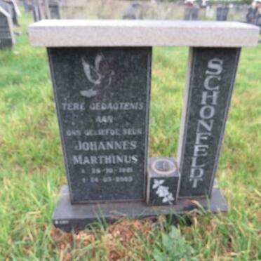 SCHONFELDT Johannes Marthinus 