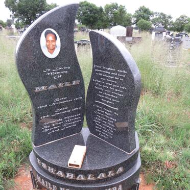 TSHABALALA Maile Nomathemba 1979-2014