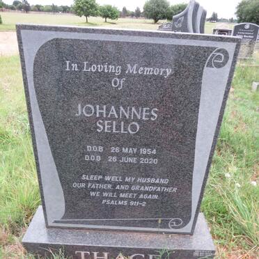 THAGE Johannes Sello 1954-2020