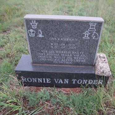 TONDER Ronnie, van 1976-2009