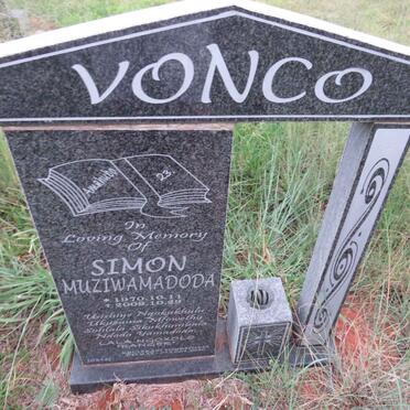 VONCO Simon Musiwamadoda 1970-2009