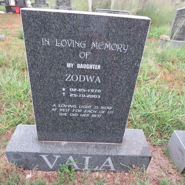 VALA Zodwa 1970-2003