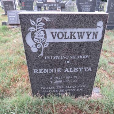VOLKWYN Rennie Aletta 1911-2000