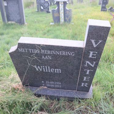 VENTER Willem 1926-2012