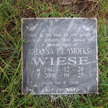 WIESE Johanna P.E. 1941-2008