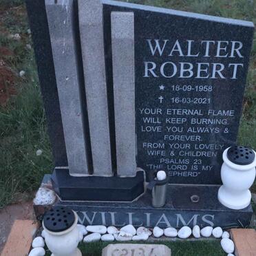 WILLIAMS Walter Robert 1958-2021