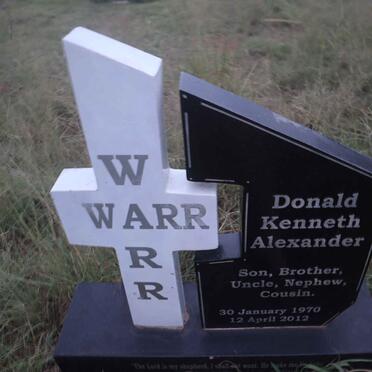 WARR Donald Kenneth Alexander 1970-2012