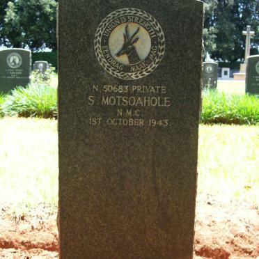 MOTSOAHOLE S. -1943