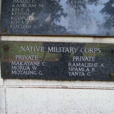 14. Memorial for the Native Military Corps