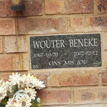 BENEKE Wouter 1967-2002