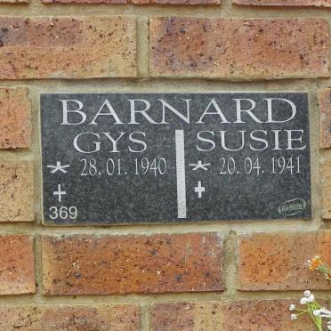 BARNARD Gys 1940- &amp; Susie 1941-