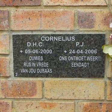 CORNELIUS D.H.C. -2000 &amp; P.J. -2006