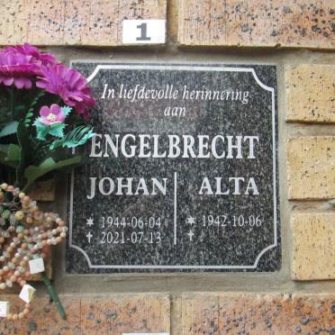 ENGELBRECHT Johan 1944-2021 &amp; Alta 1942-