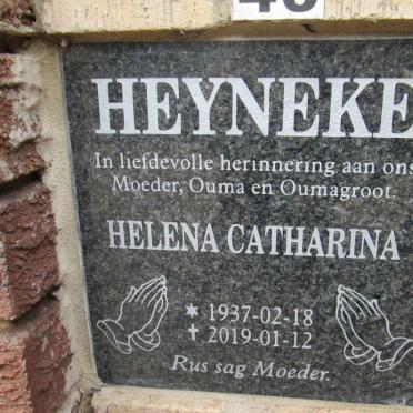 HEYNEKE Helena Catharina 1937-2019