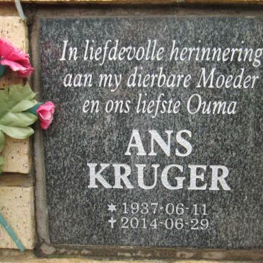 KRUGER Ans 1937-2014