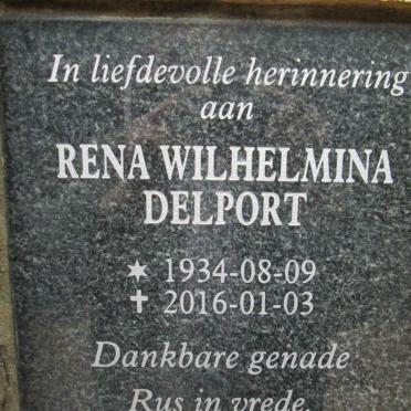 DELPORT Rena Wilhelmina 1934-2016