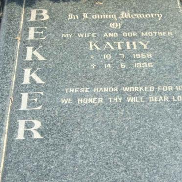 BEKKER Kathy 1958-1996