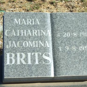 BRITS Maria Catharina Jacomina 1912-1997