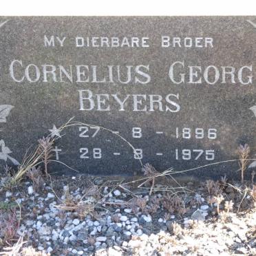 BEYERS Cornelius Georg 1896-1975