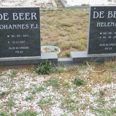 BEER Johannes F.J. 1911-2007 &amp; Helena L. 1918-2001