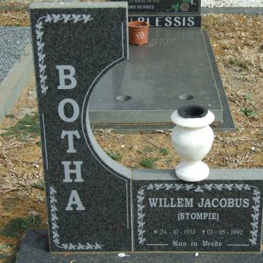 BOTHA Willem Jacobus 1933-1992