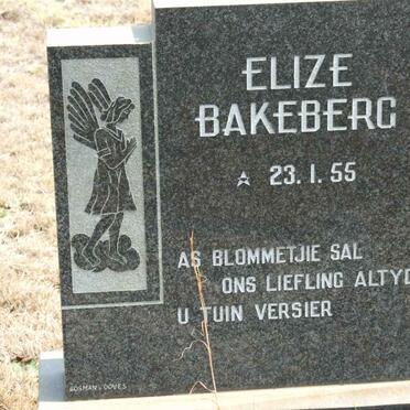 BAKEBERG Elize 1955-1955