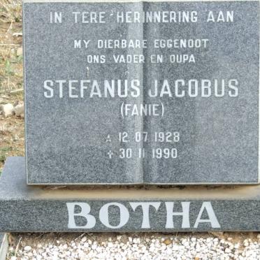BOTHA Stefanus Jacobus 1928-1990