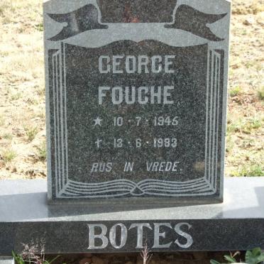 BOTES George Fouche 1945-1983