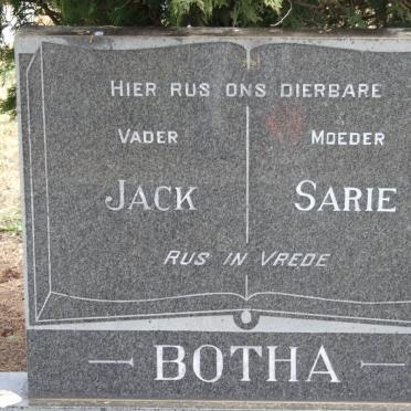 BOTHA Jack &amp; Sarie