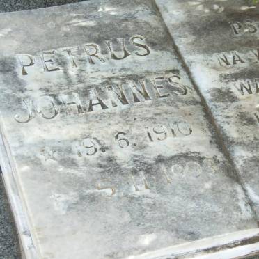 BOTES Petrus Johannes 1910-1993 &amp; Dina Johanna 1910-1988        