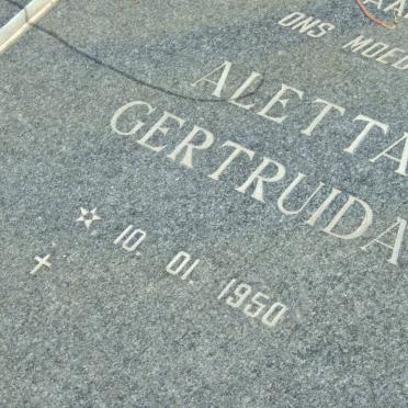 BOTHA Aletta Gertruida 1950-