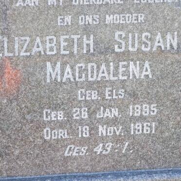 BLIGNAUT Elizabeth Susanna Magdalena nee ELS 1895-1961